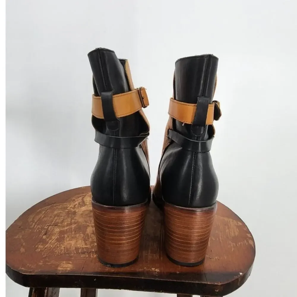 Wolverine 1000 Mile By Samantha Pleet Boots Bonny Pull On Heel Booties Leather 8